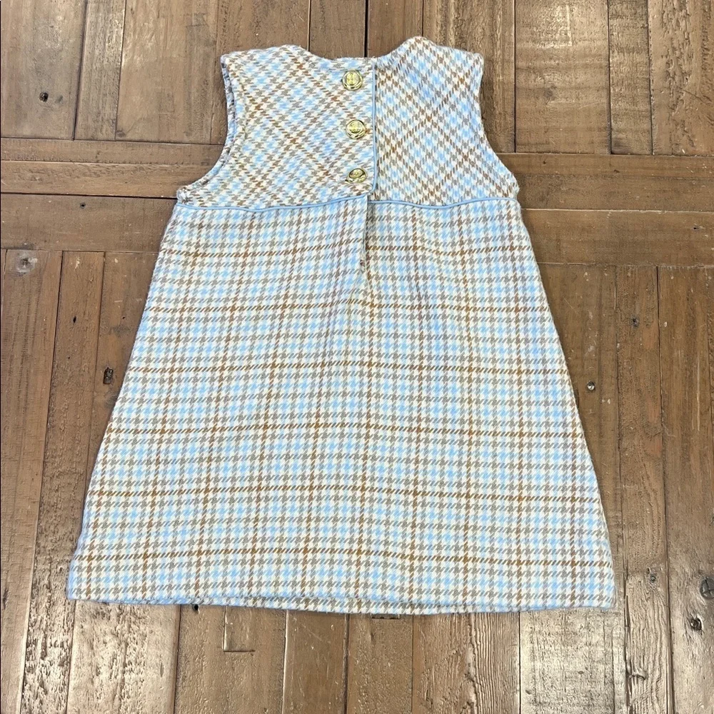 The Beaufort bonnet company Jill jumper houndstooth dress girls 3T